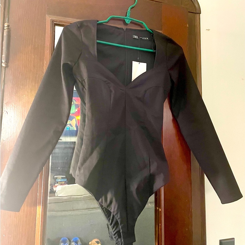 Zara black bodysuit